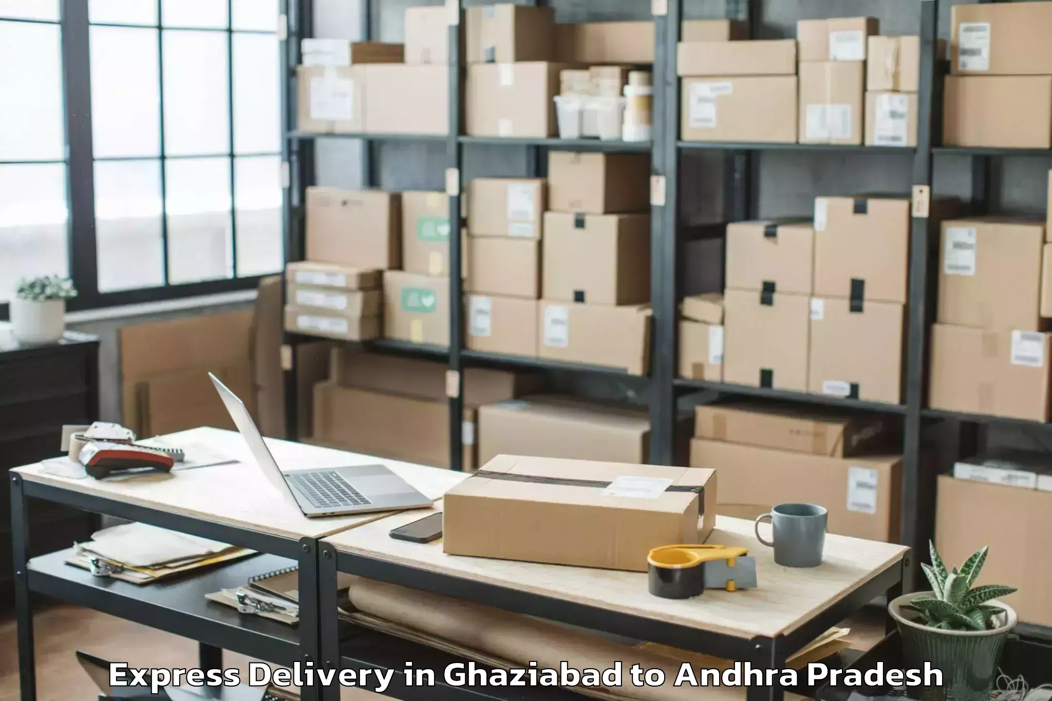 Book Your Ghaziabad to Kurichedu Express Delivery Today